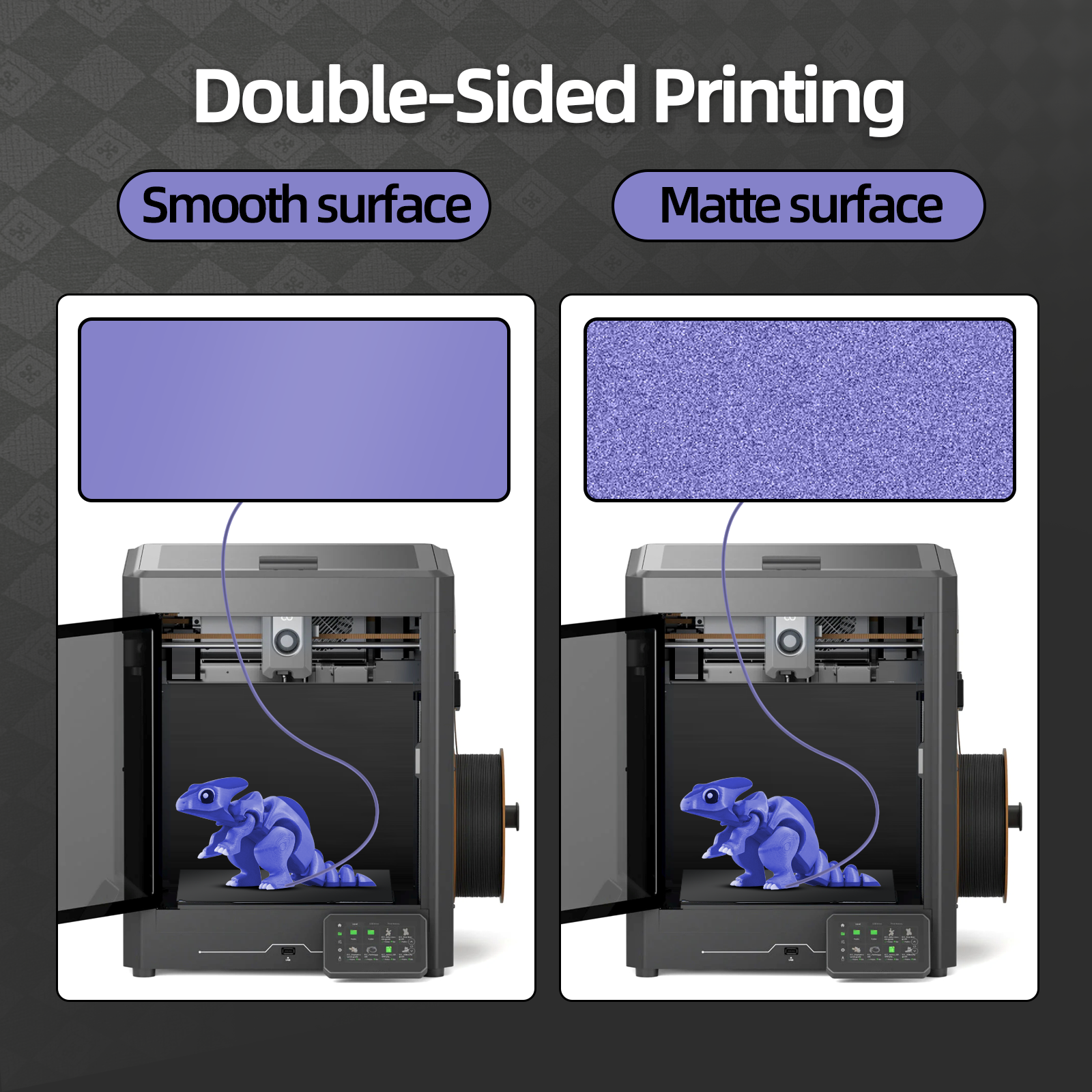 IdeaFormer Spring Steel Build Plate For Elegoo Centauri Carbon, 260*271mm Printing Sheet For Elegoo