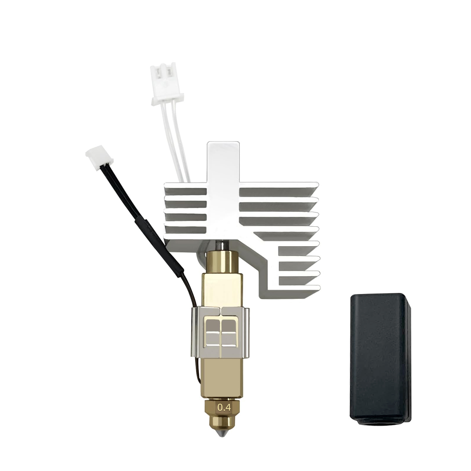 IdeaFormer Integrated hotend for Elegoo Centauri Carbon， with 0.4mm Hard Steel + Copper Alloy Nozzle, NTC 100k Thermistor for Elegoo
