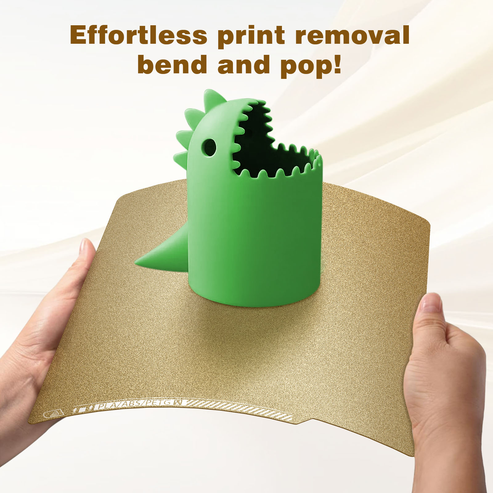 IdeaFormer Double Sided Textured PEI Spring Steel Build Plate with QR Code, 257*257mm for Bambu Lab X1/X1C/P1P/P1S/A1 3D Printer